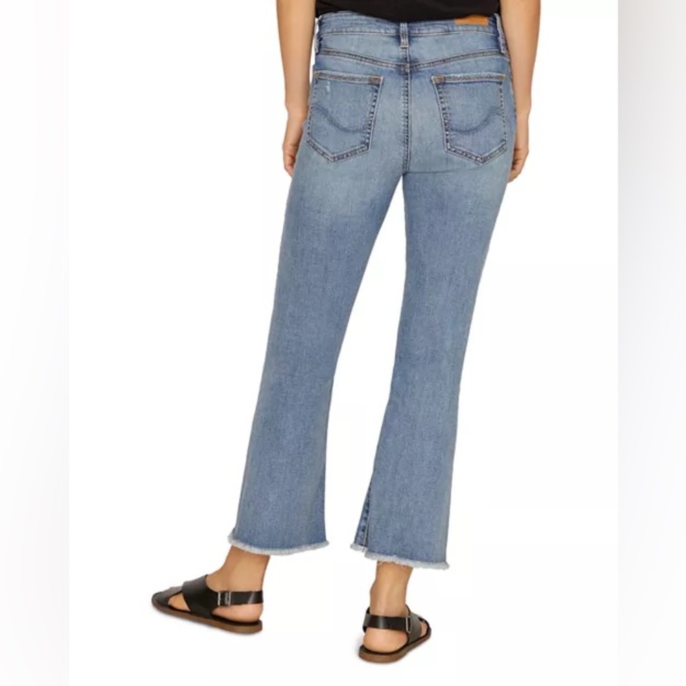 SANCTUARY Denim Connector Kick Crop Standard Rise Women Size 27 $169 MSRP NWT - Picture 2 of 11